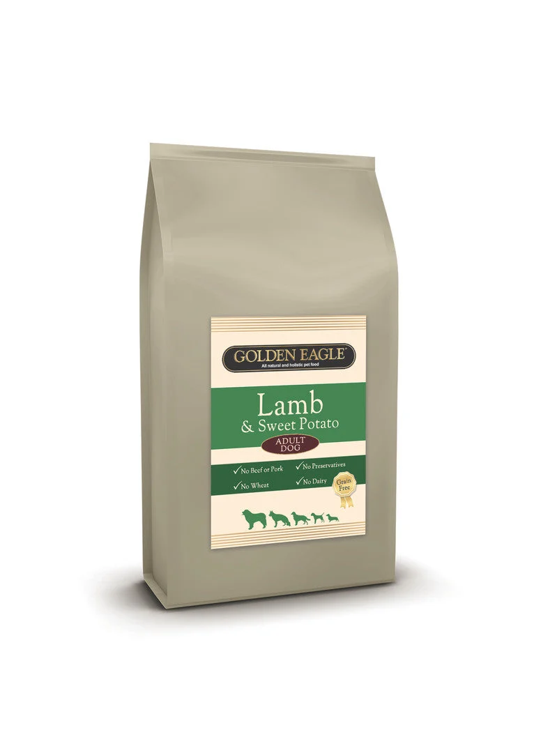 Golden Eagle Naturally Grainfree Hypoallergenic lamm & sötpotatis för hundar