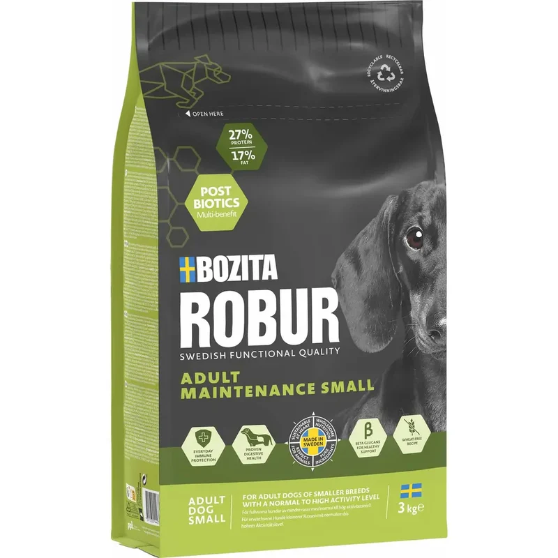 Bozita Robur adult maintenance small för hundar 3 kg
