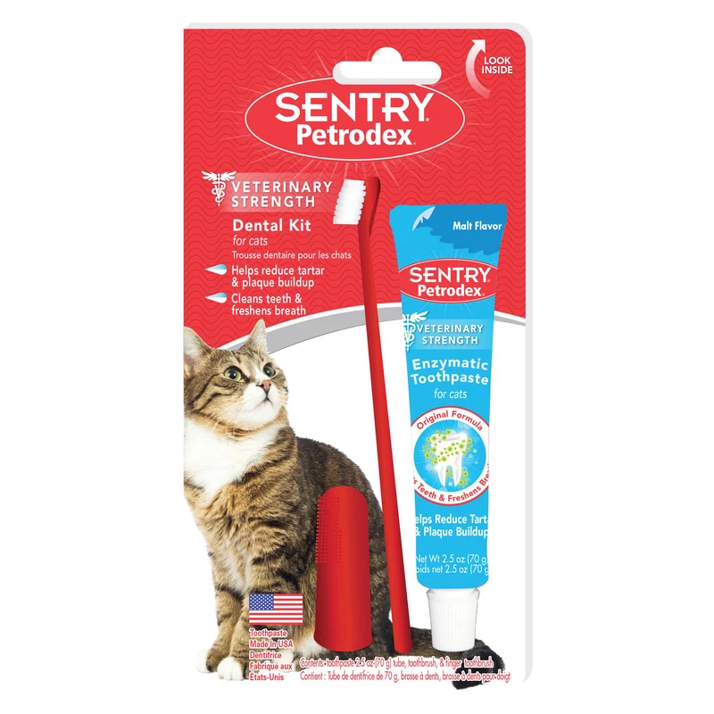 Trousse de soins dentaires VS Petrodex Sergeant’s pour chats