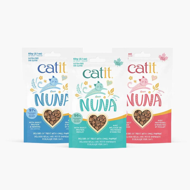 Régals Catit Nuna – Régals à base de protéines d’insectes