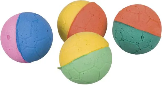 Boll i mjukgummi 4-pack