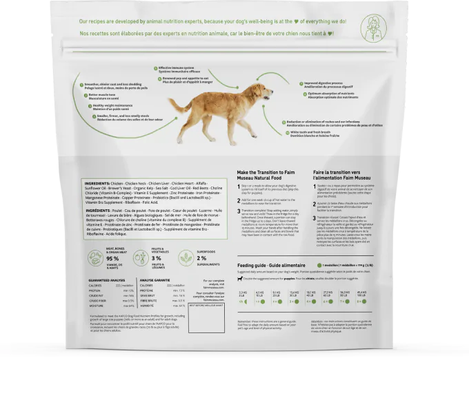 Simplement Poulet de Faim Museau 6lb (24 médaillons)