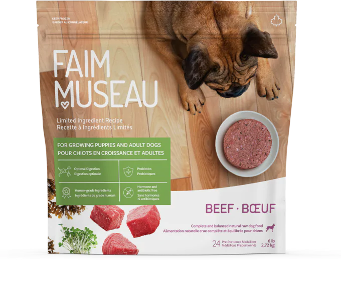 Simplement Boeuf de Faim Museau 6lb (24 médaillons)