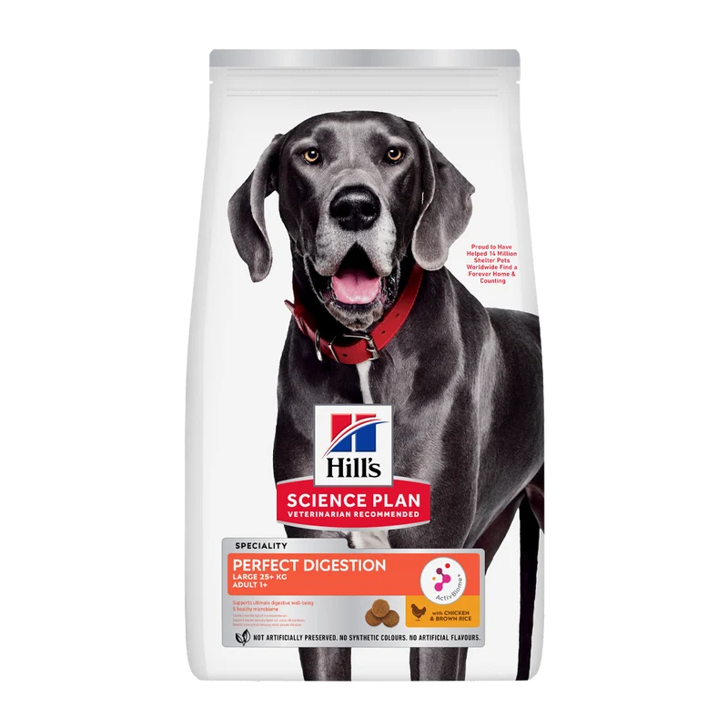 Science Plan Canine Adult Perfect Digestion Large Breed With Chicken & Brown Rice - 12 KG
