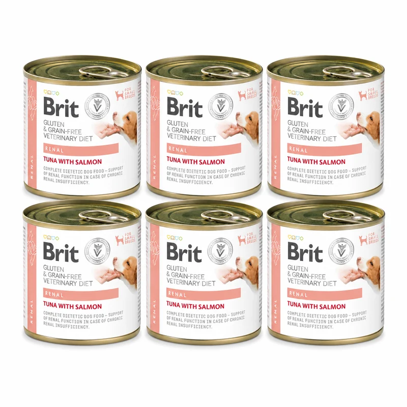 Brit Veterinary Diet Renal Tuna & Salmon för hundar 6 x 200 g