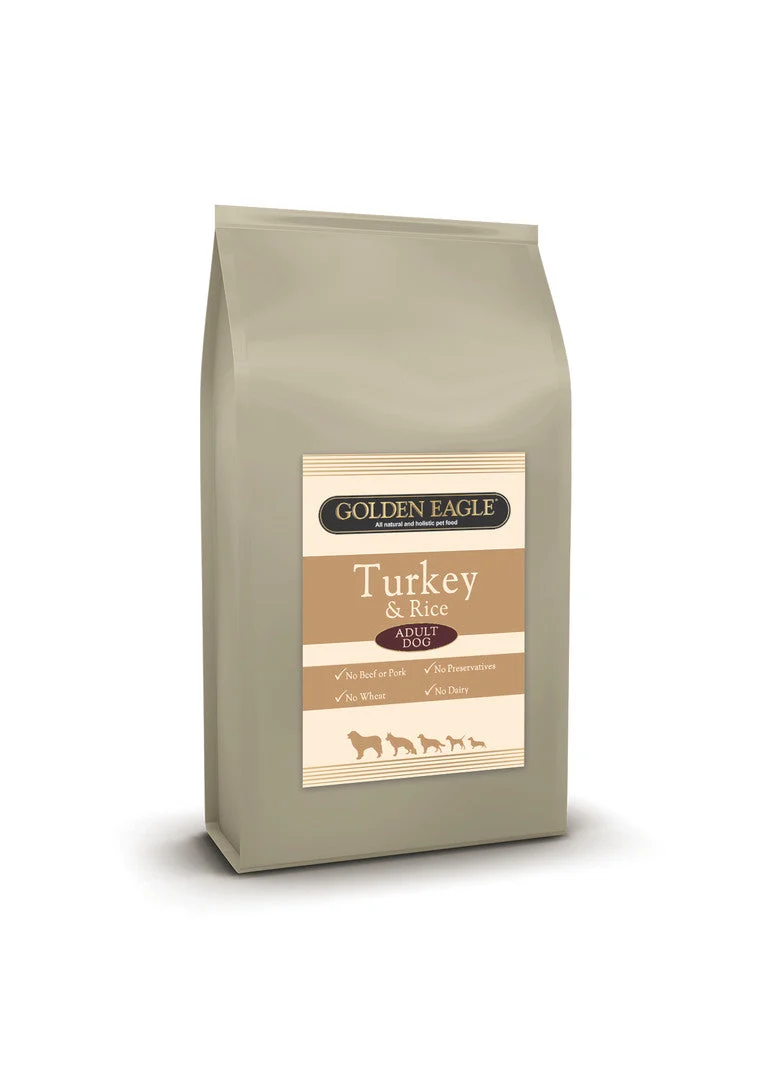 Golden Eagle Naturally Grainfree Hypoallergenic kalkon & ris för hundar