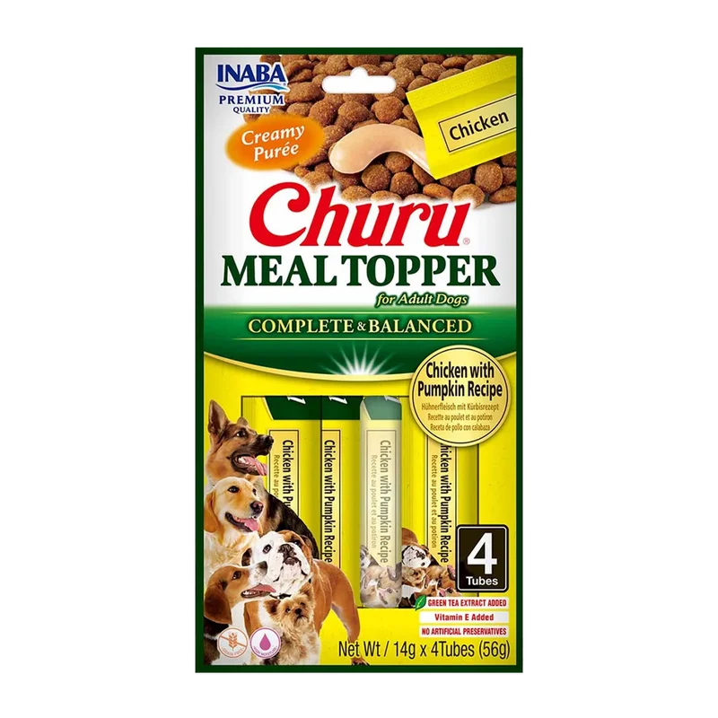 Churu Dog Meal Topper Chicken/Pumpkin - 4 St
