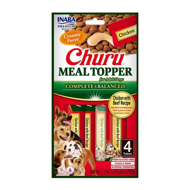 Churu Dog Meal Topper Chicken/Beef - 4 ST