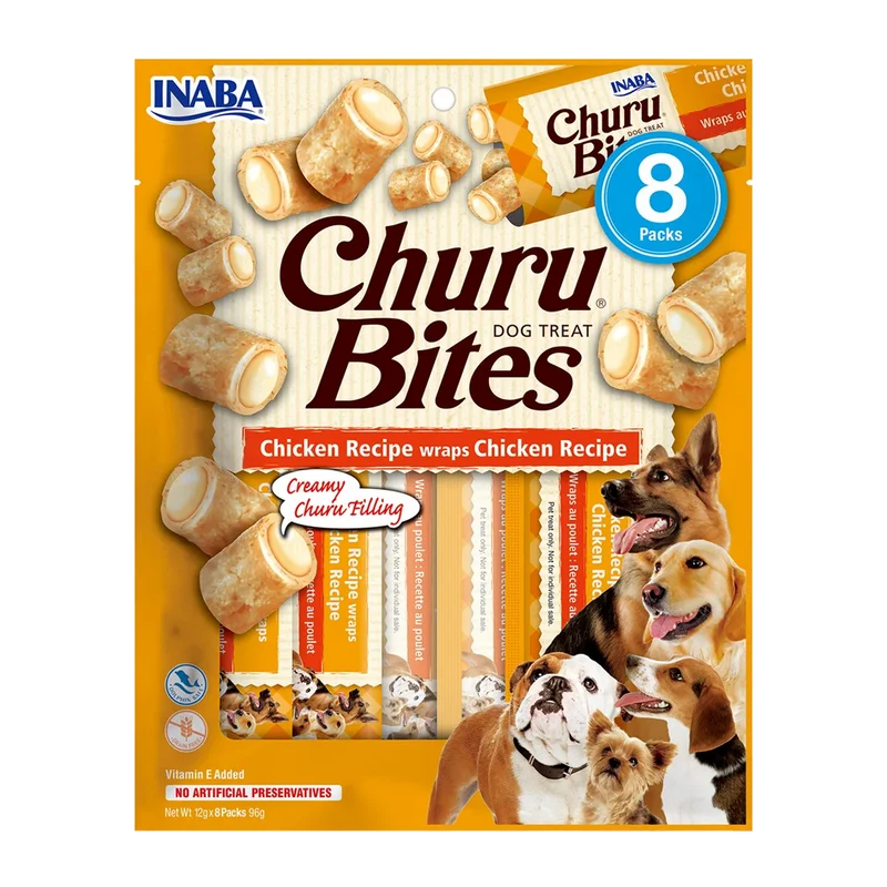 Churu Dog Bites Chicken Wraps - 8 ST