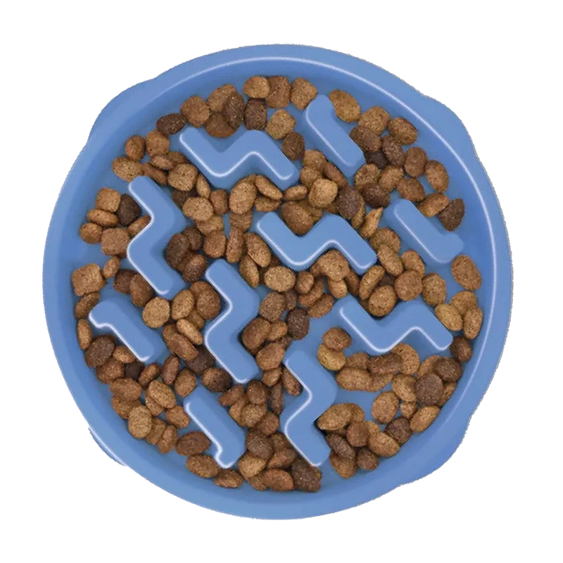 Oh Matskål Fun Feeder Slo - Bowl S Blå - 20,5x5 CM