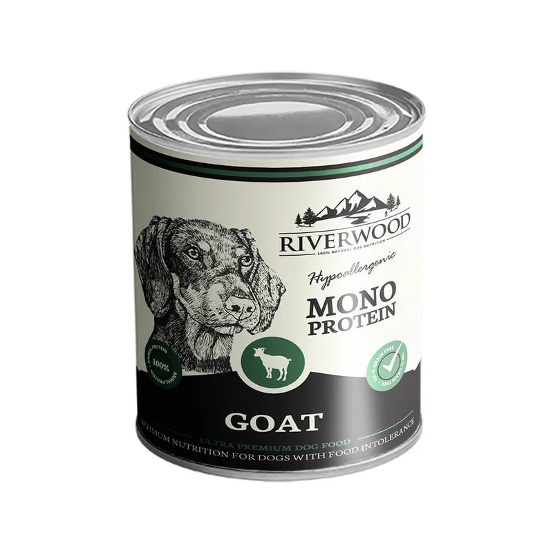 Riverwood Monoprotein get våtfoder 400 g för hundar