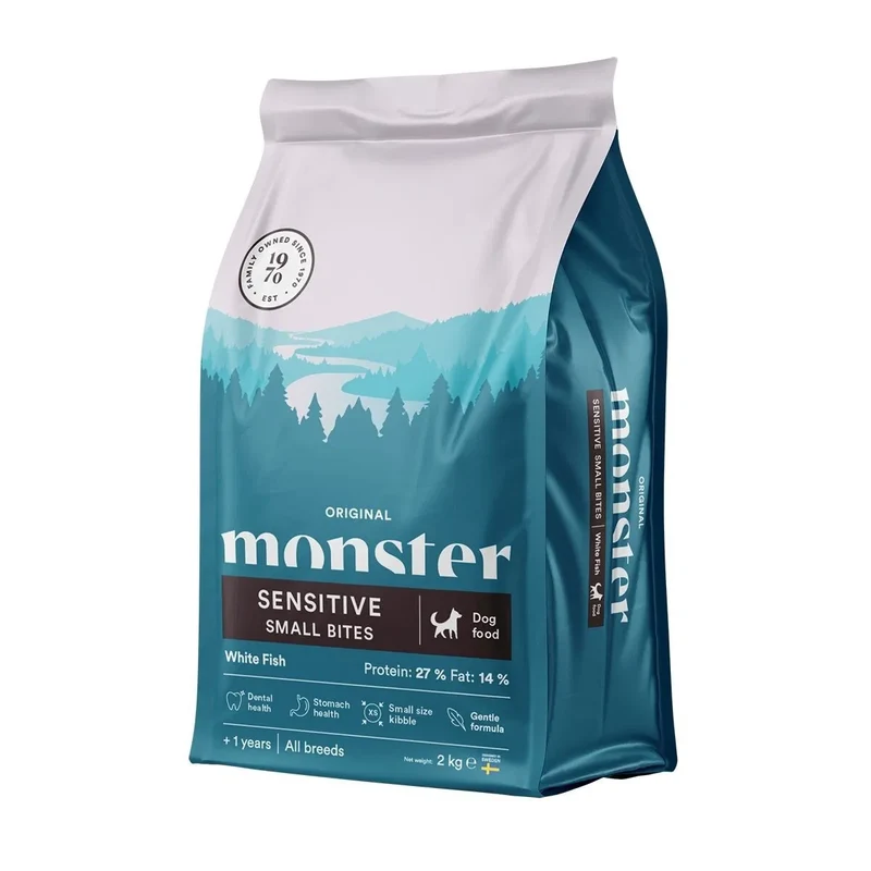 Monster Dog Original Adult Sensitive Fish Small Breed