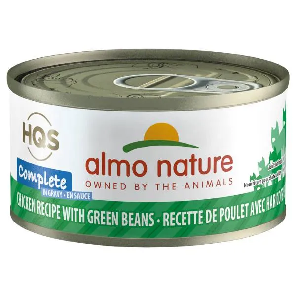 Almo Nature Complete pour Chat Recette de Poulet avec Haricots Verts 70 g.