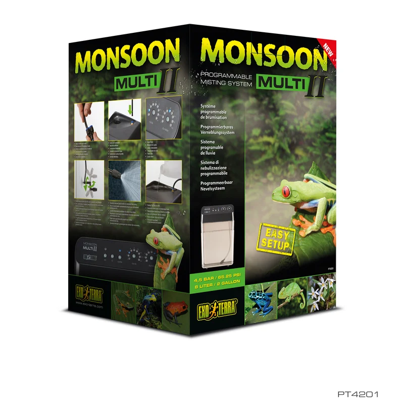 Système programmable de brumisation Monsoon Multi II Exo Terra