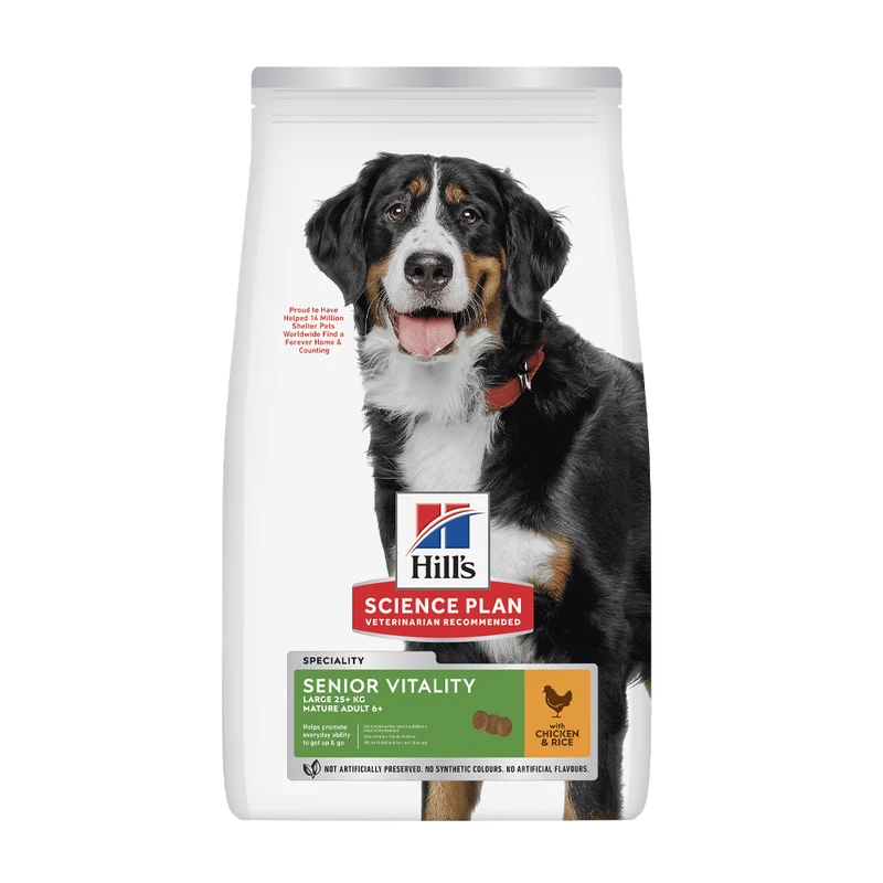 Science Plan Canine Senior Vitality Large Breed Chicken - 12 KG