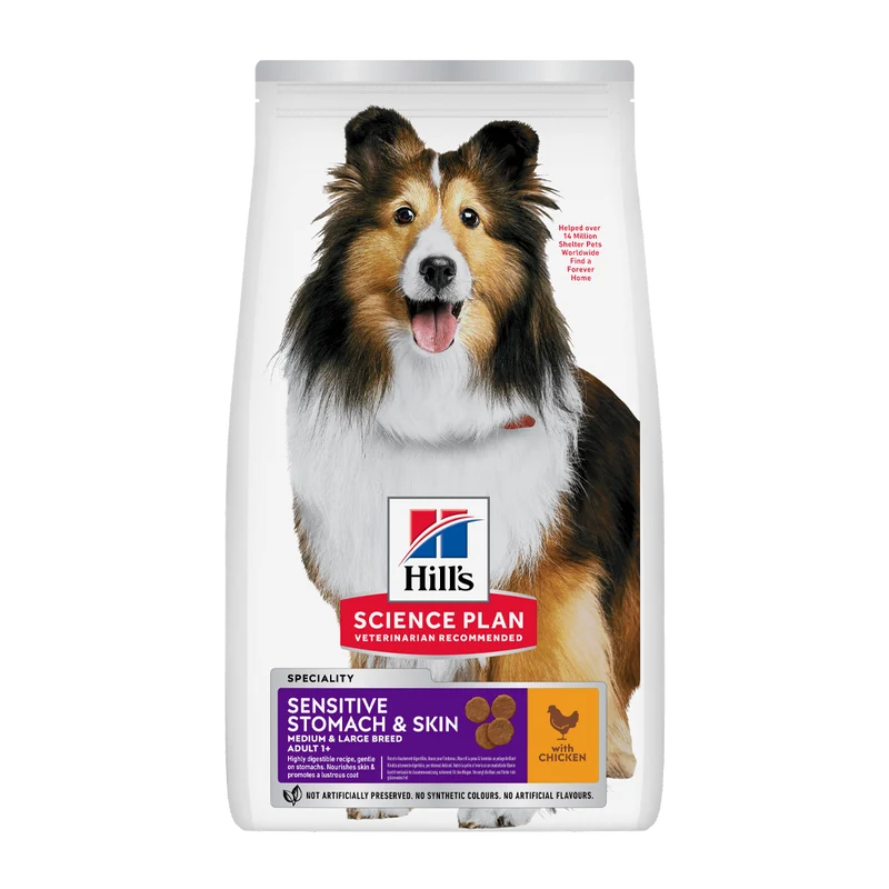 Science Plan Canine Adult Sen.stomach&skin Medium Chicken - 12 KG