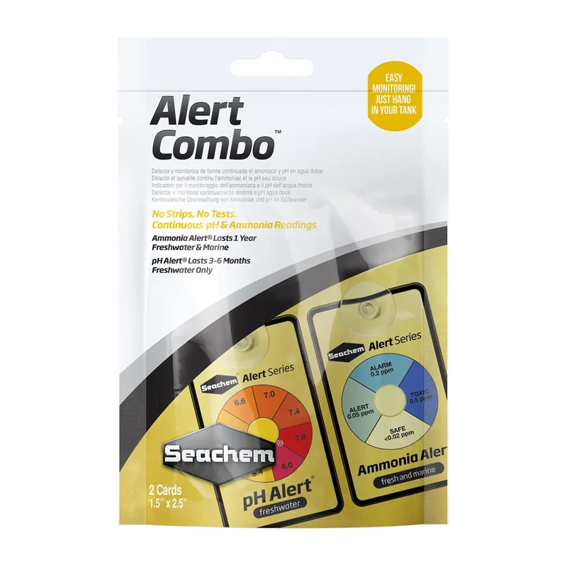 Seachem Alerts Combo Pack 6 Month Ph/Ammonia