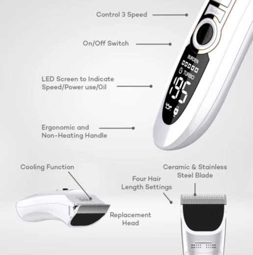 Tauro Pro Line Professional trådlös klippmaskin
