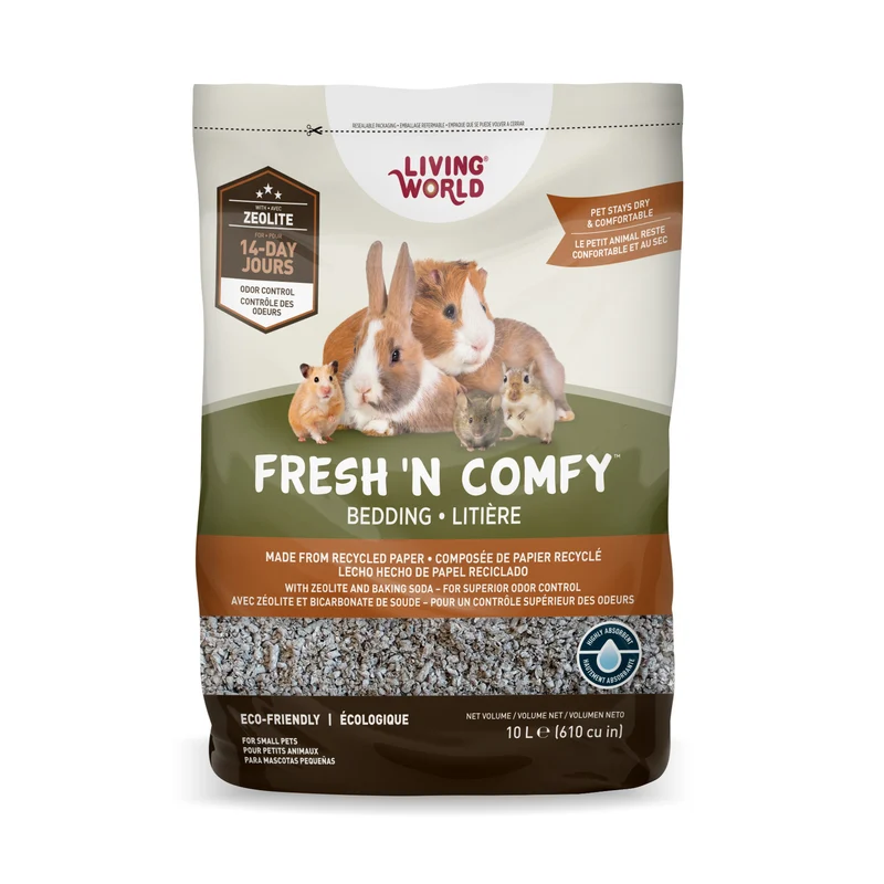 Litière Fresh 'N Comfy Living World, brune