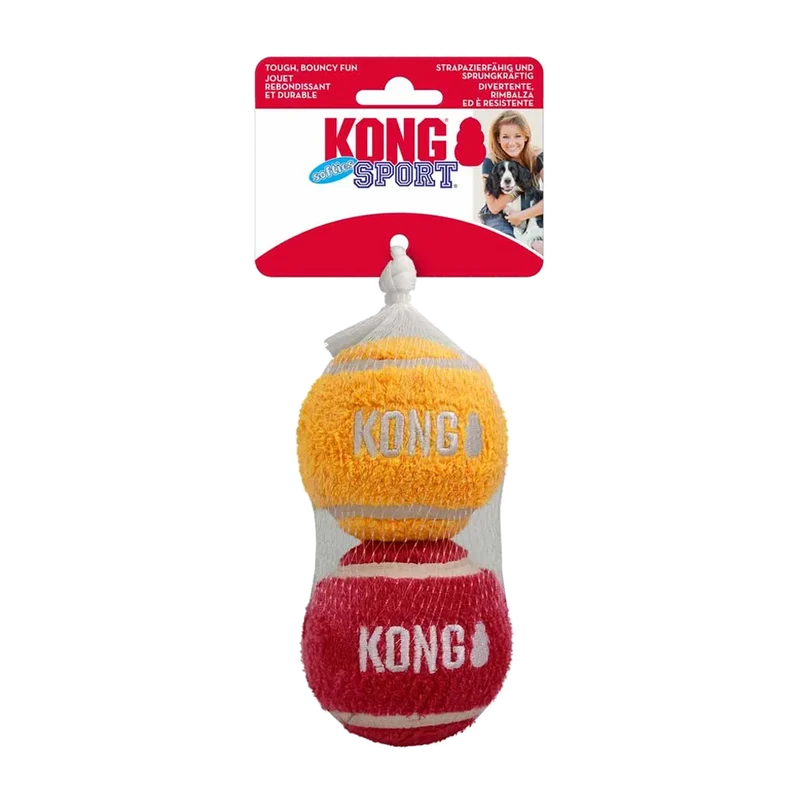 Kong Sport Softies Ball L 2 - Pack - 7,5 CM