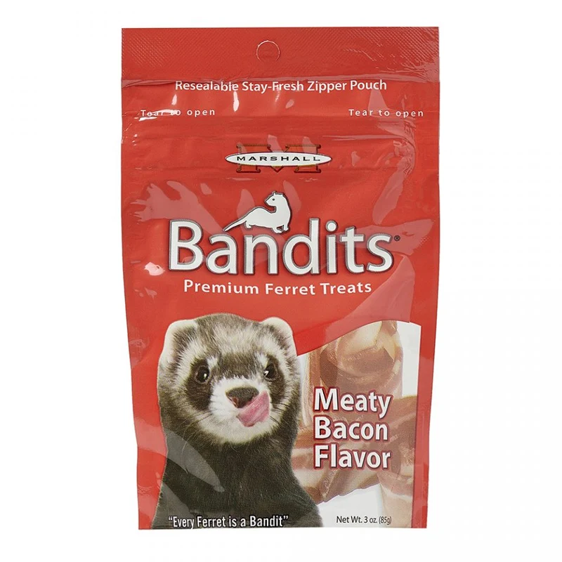 Bandits friandises pour furet au Bacon 3oz (85g)