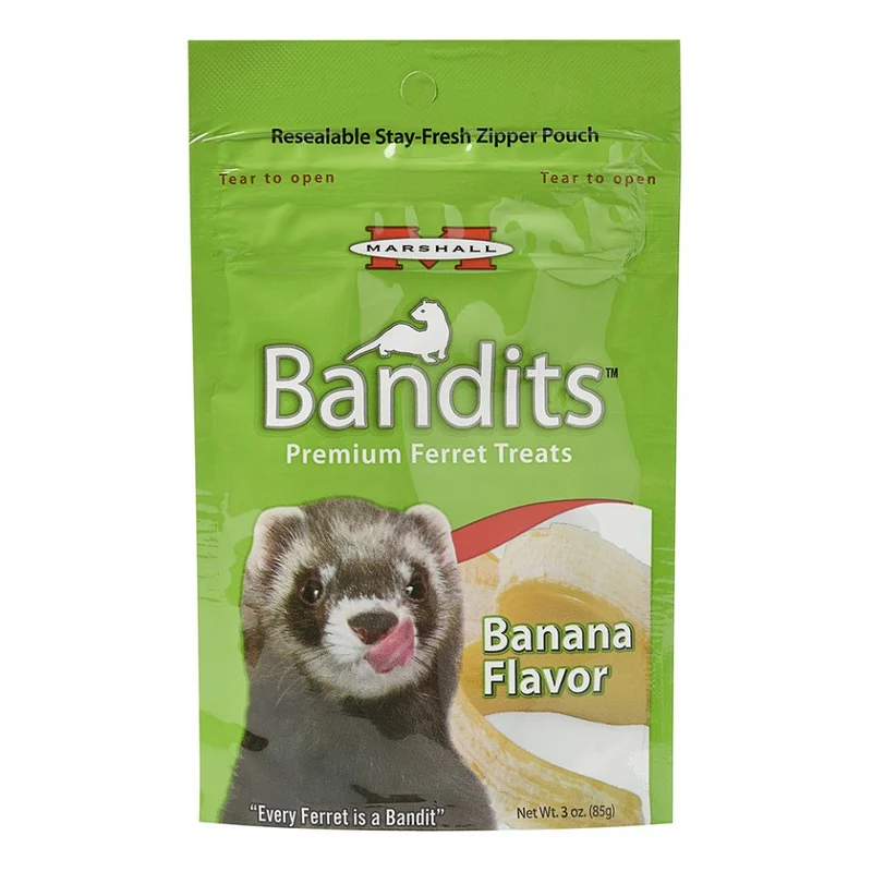 Bandits Friandises pour furet Banane 3oz (85g)