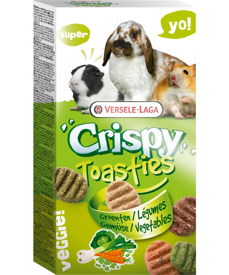 Crispy toasties aux légumes 150g