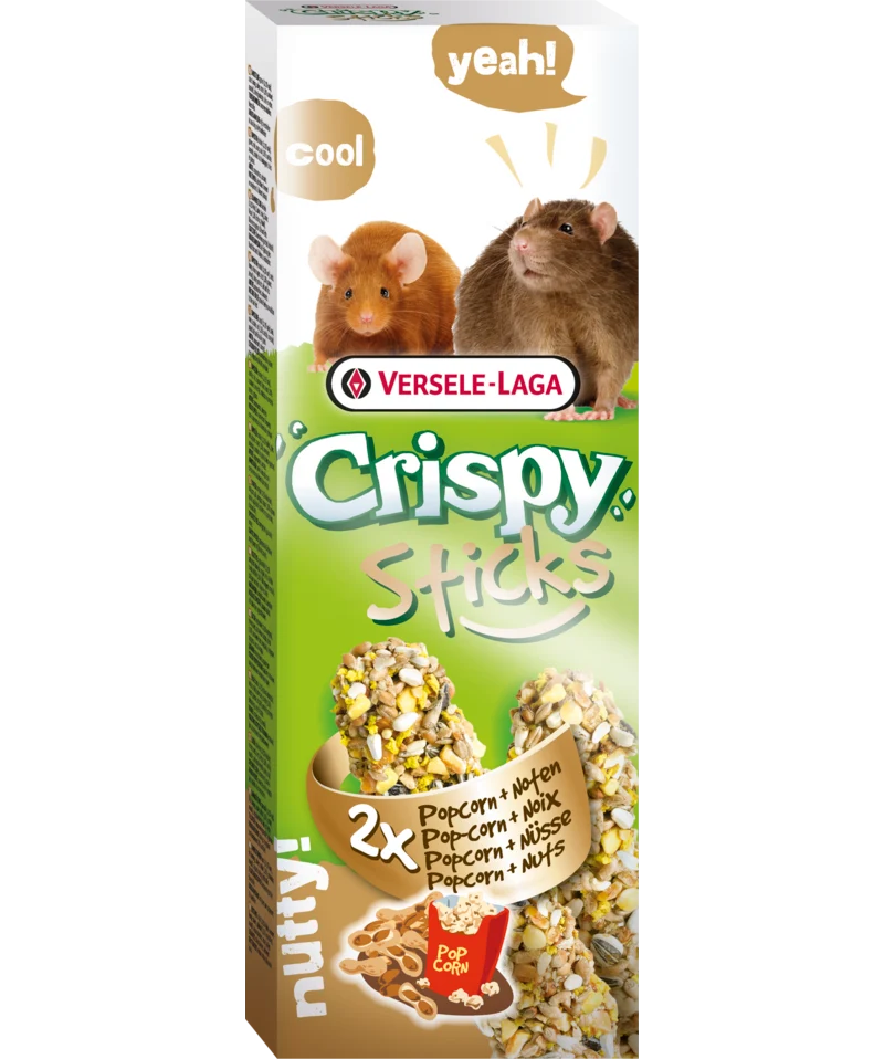 Crispy sticks popcorn et noix 110g
