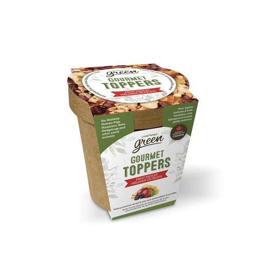 Gourmet Toppers Living World Green, Mélange de fruits, 215 g (7,6 oz)