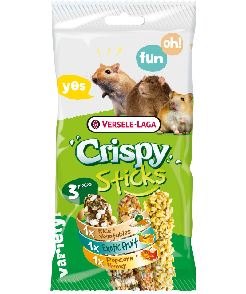 Crispy sticks omnivores 3 saveurs 160 g