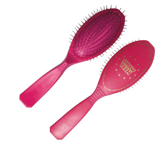 Show Tech Dog Brush, Ultra-Pro Pink, storlek L