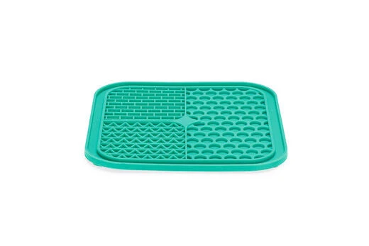 Beeztees LickMat Connoisseur slickmatta grön 20 cm för hundar