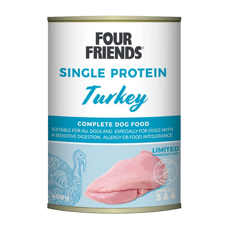 FourFriends Dog Turkey Can - 400 g