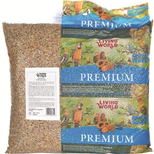 Mélange Premium Living World pour serins, 9,07 kg (20 lb)