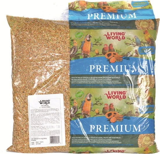Mélange Premium Living World pour pinsons, 9,07 kg (20 lb)
