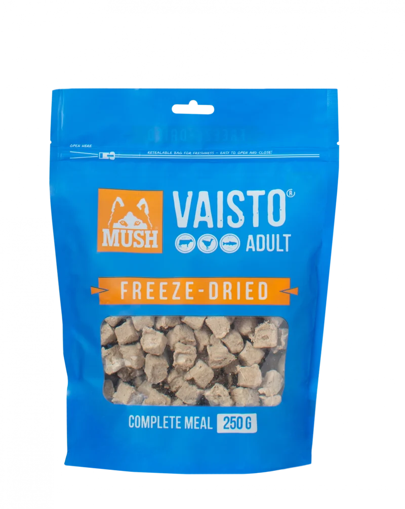 MUSH Vaisto blå frystorkad (nöt-kalkon-lax)