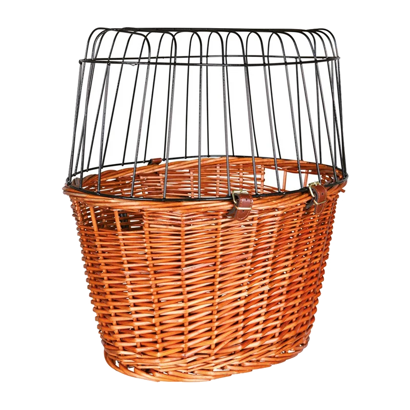 Cykelkorg Front, Pil med Galler, - 44x48x33 CM