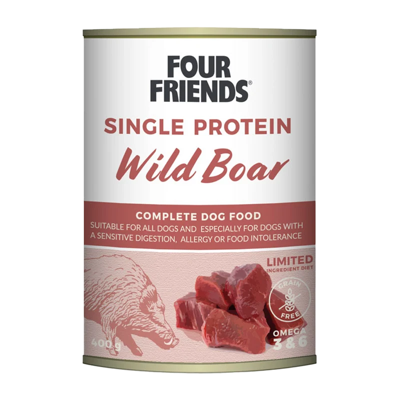 FourFriends Dog Wild Boar Can - 400 g