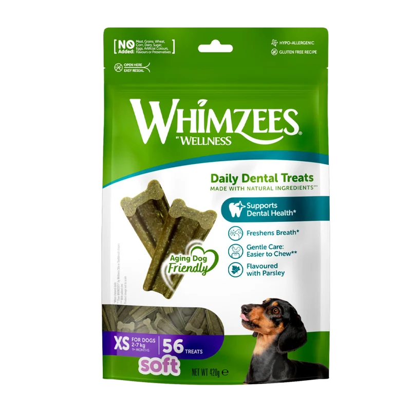 Whimzees Soft Value Bags XS - 56 ST