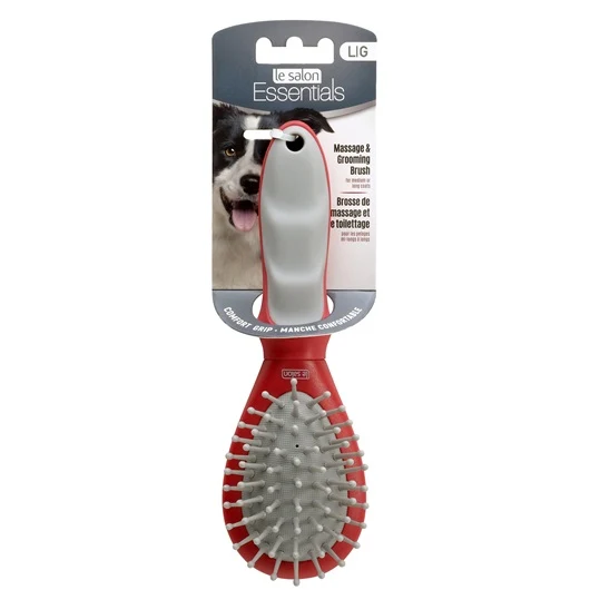Brosse de massage et de toilettage Essentials Le Salon, grande