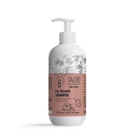 Tauro Pro Line Pure Nature Fur Growth närande schampo 400 ml