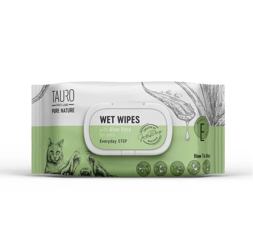 Tauro Pro Line Aloe Vera våtservetter 40st/förp