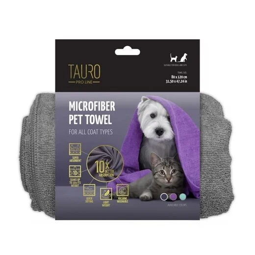 Tauro Pro Line mikrofiberhandduk 80x120 cm