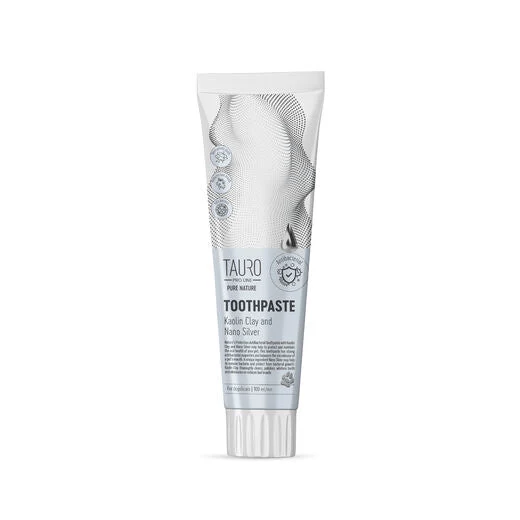 Tauro Pro Line Pure Nature tandkräm med silverpartiklar 100 ml för hundar och katter