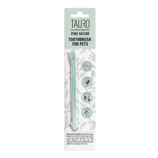Tauro Pro Line Pure Nature tandborste för husdjur 1 st