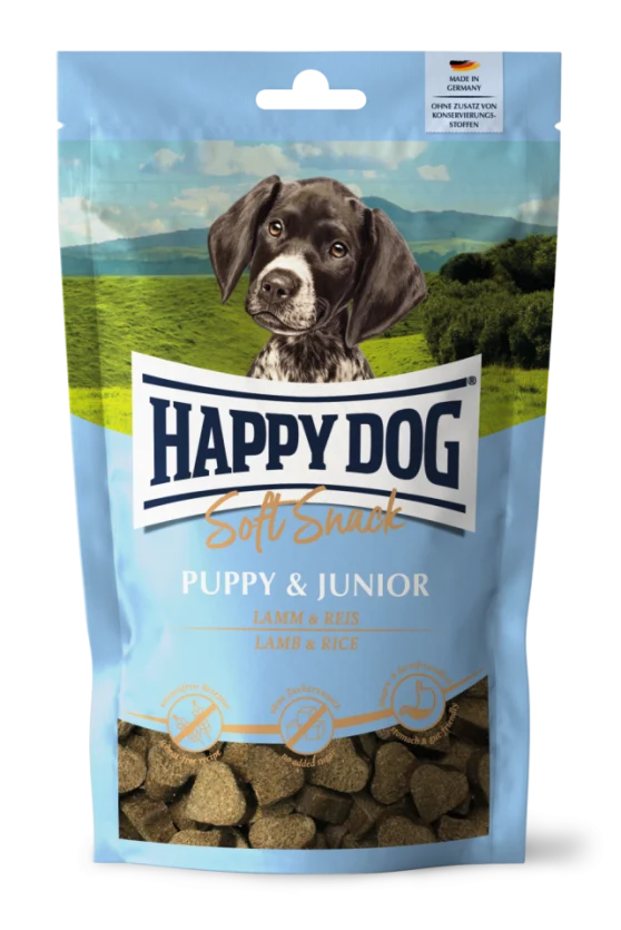 Happy Dog Soft Snack Puppy & Junior lamm & ris 100 g för hundar