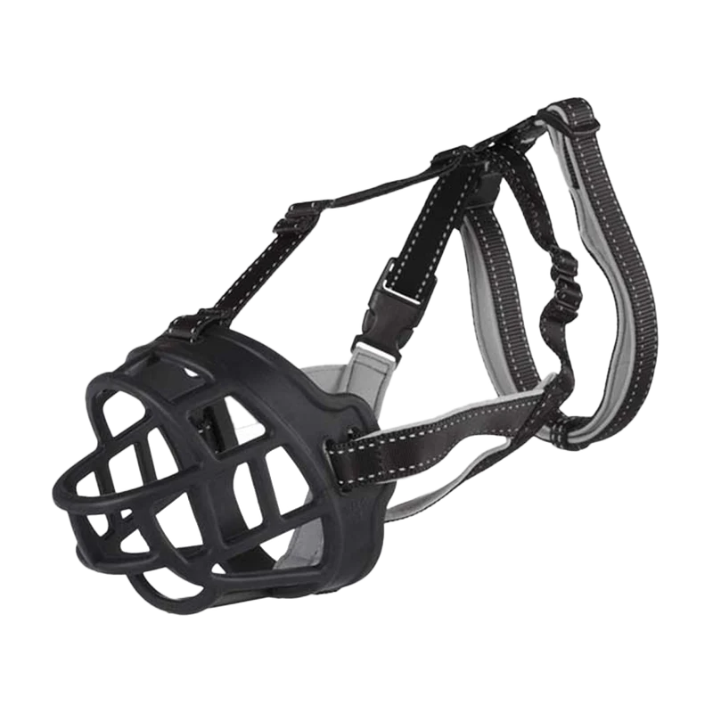 Munkorg Muzzle Flex Silikon Svart