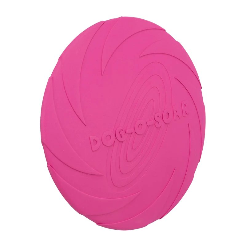 Frisbee Naturgummi Rosa - 24 CM
