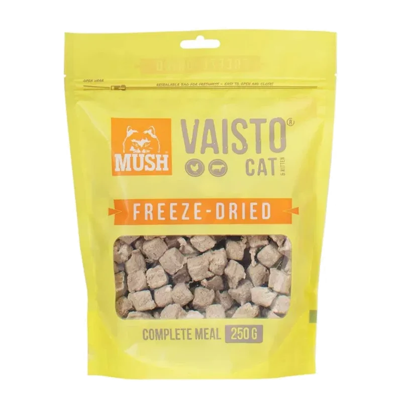 Mush Vaisto Katt Kyckling & Nöt Frystorkat - 250 G