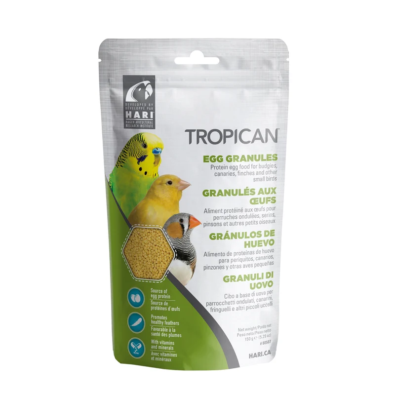 Granulés aux œufs Tropican HARI, 150 g (5,29 oz)